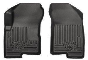 Dodge Caliber Floor Liners - Front - Husky Liners - WeatherBeater - Black - `07-`12
